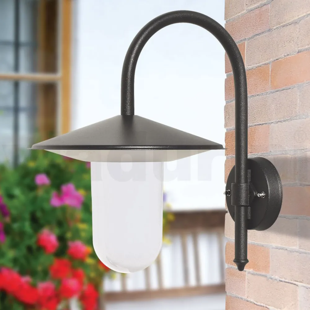 Viadurini Lighting Garten-Wandlampen-Außenwandleuchte aus grauem Aluminium, hergestellt in Italien – Belen