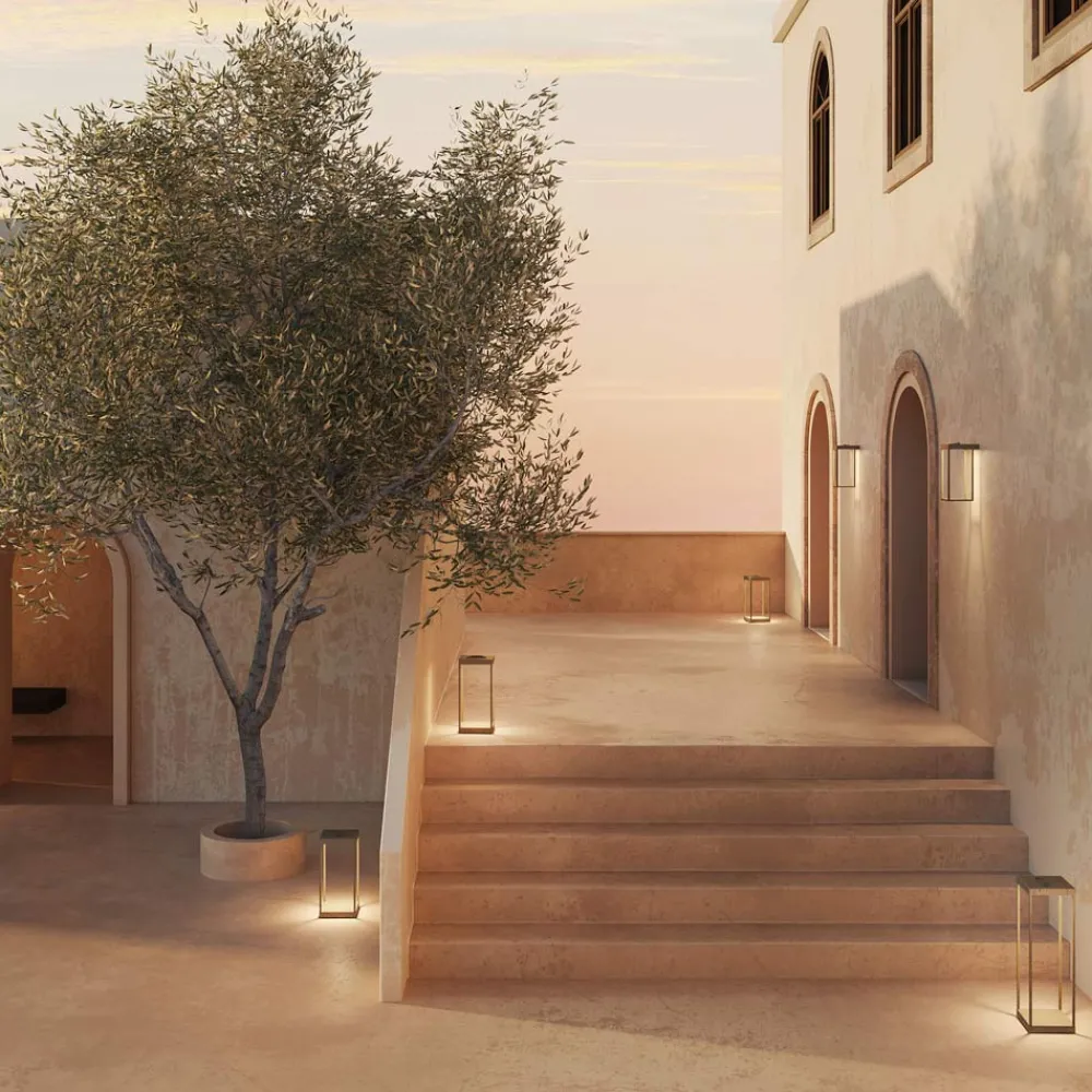 Viadurini Lighting Garten-Wandlampen-Außenwandleuchte aus Messing, hergestellt in Italien – Sunny