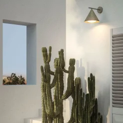 Viadurini Lighting Garten-Wandlampen-Außenwandleuchte aus Messing und Glas, hergestellt in Italien – Rain