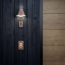 Viadurini Lighting Vintage Wandleuchten-Außenwandleuchte aus Messing und Kupfer, hergestellt in Italien – Sword