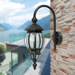 Viadurini Lighting Garten-Wandlampen-Außenwandleuchte im Vintage-Stil aus Aluminium, hergestellt in Italien – Empire