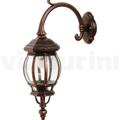 Viadurini Lighting Garten-Wandlampen-Außenwandleuchte im Vintage-Stil aus Aluminium, hergestellt in Italien – Leona