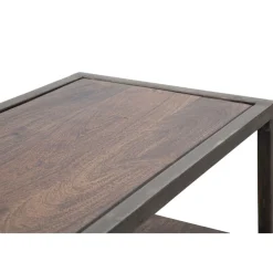 Viadurini Living Anrichte-Aufbewahrungsschrank aus Eisen und Akazienholz im Industriestil - Cacio