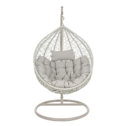 Viadurini in the Garden Metallsessel-Aufhängender Gartensessel aus Stahl für luxuriöses Design im Freien - Schaum