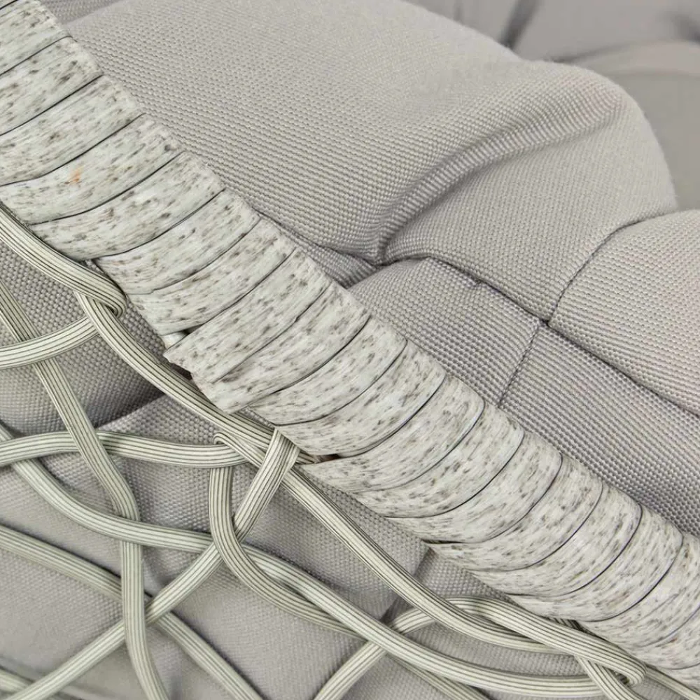 Viadurini in the Garden Metallsessel-Aufhängender Gartensessel aus Stahl für luxuriöses Design im Freien - Schaum