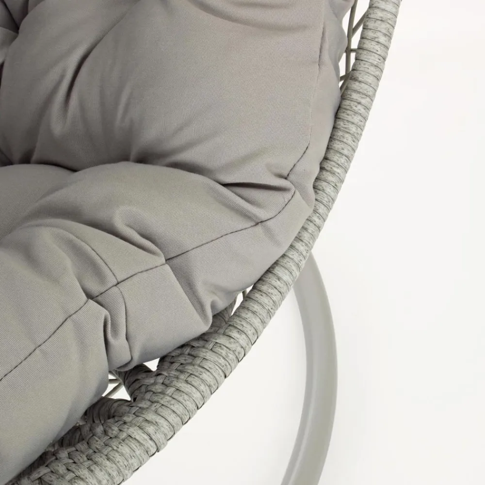 Viadurini in the Garden Metallsessel-Aufhängender Gartensessel aus Stahl für luxuriöses Design im Freien - Schaum