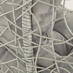 Viadurini in the Garden Metallsessel-Aufhängender Gartensessel aus Stahl für luxuriöses Design im Freien - Schaum