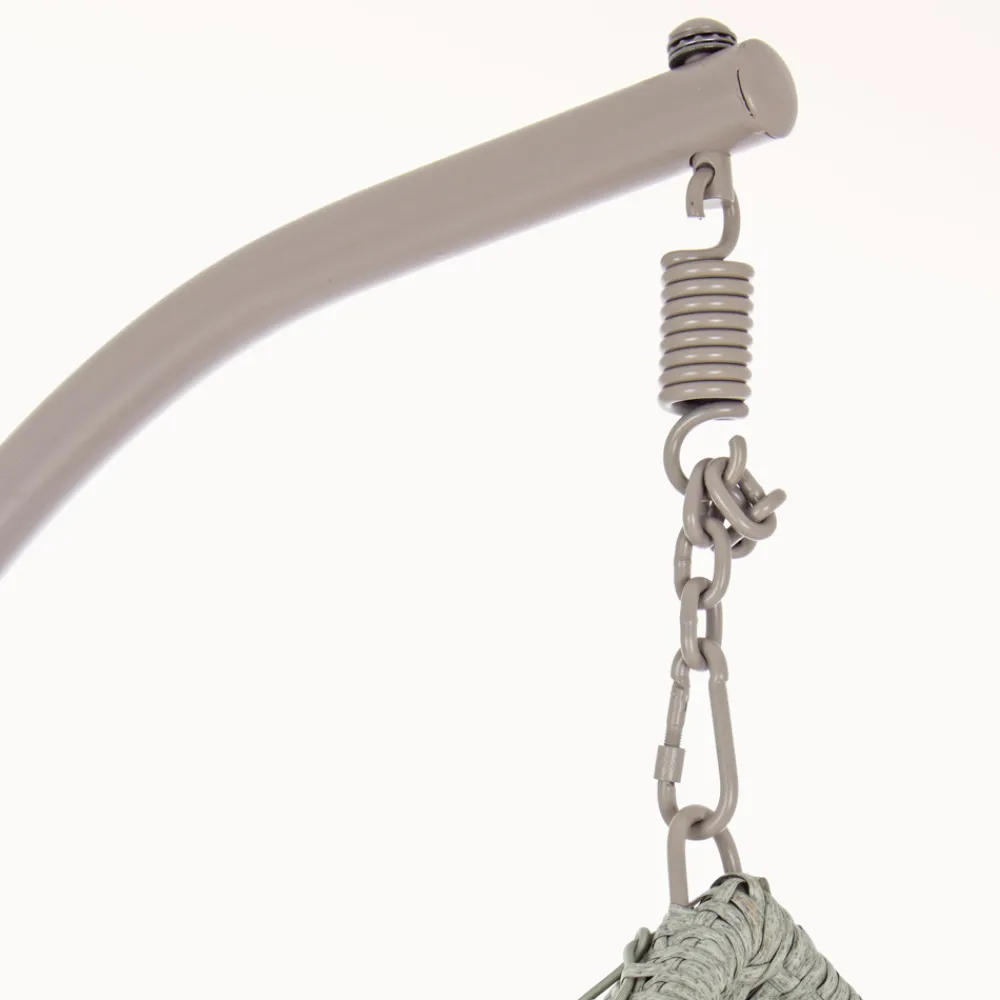 Viadurini in the Garden Metallsessel-Aufhängender Gartensessel aus Stahl für luxuriöses Design im Freien - Schaum