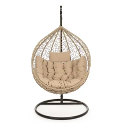 Viadurini in the Garden Metallsessel-Aufhängender Gartensessel aus Stahl für luxuriöses Design im Freien - Schaum