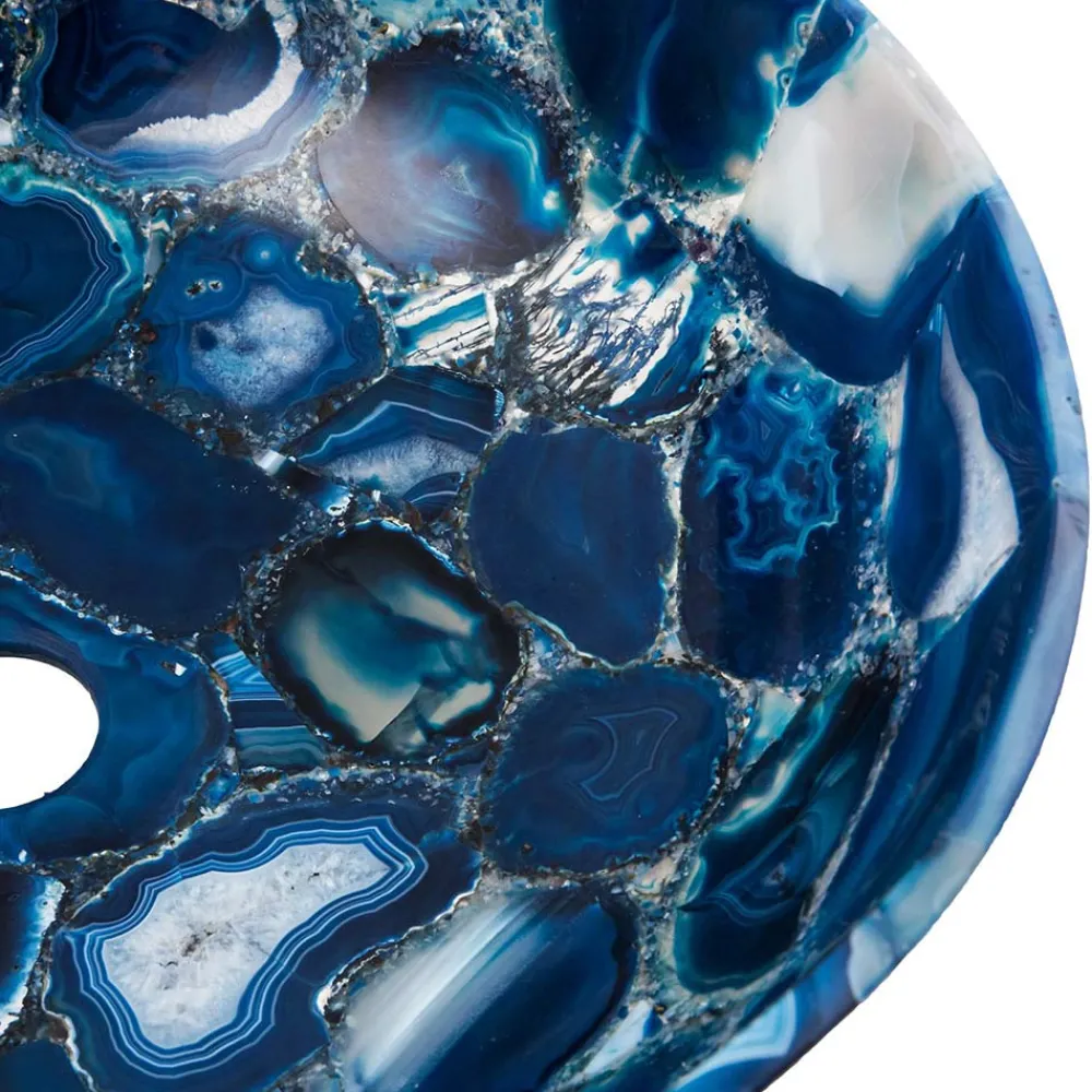 Viadurini Bathroom Steinwaschbecken-Aufsatzwaschbecken aus Achat Sasha Design, handgemachtes Einzelstück