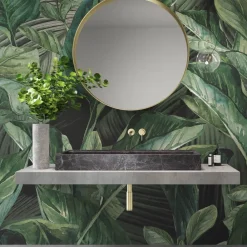 Viadurini Bathroom Keramikwaschbecken-Aufsatzwaschbecken aus Feinsteinzeug mit Marmoroptik Made in Italy - Cervia