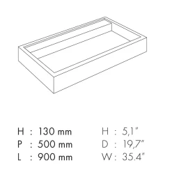 Viadurini Bathroom Keramikwaschbecken-Aufsatzwaschbecken aus Feinsteinzeug mit Marmoroptik Made in Italy - Cervia