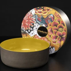 Viadurini Bathroom Farbige Waschbecken-Aufsatzwaschbecken aus feuerfestem Ton Made in Italy - Tatiana