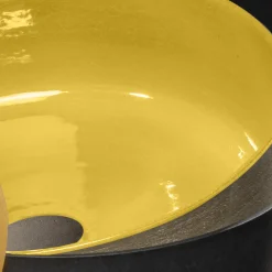 Viadurini Bathroom Farbige Waschbecken-Aufsatzwaschbecken aus feuerfestem Ton Made in Italy - Tatiana