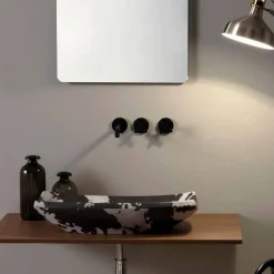 Viadurini Bathroom Farbige Waschbecken-Aufsatzwaschbecken aus gesprenkelter Keramik, Design made Italy Laura