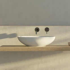 Viadurini Bathroom Keramikwaschbecken-Aufsatzwaschbecken aus glänzender oder mattierter Keramik, hergestellt in Italien – Ferry