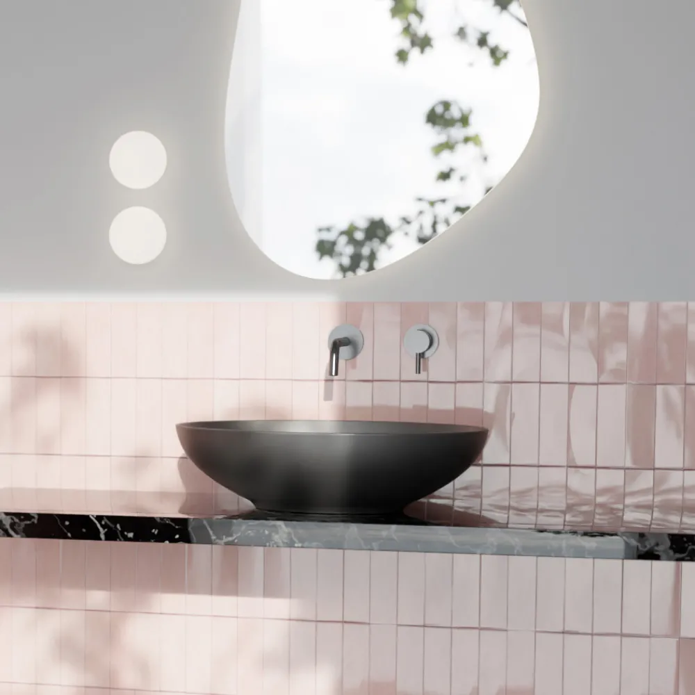 Viadurini Bathroom Keramikwaschbecken-Aufsatzwaschbecken aus glänzender oder mattierter Keramik, hergestellt in Italien – Ferry