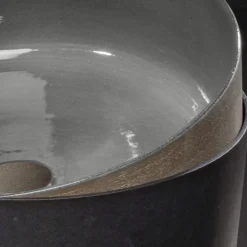 Viadurini Bathroom Farbige Waschbecken-Aufsatzwaschbecken aus handgedrehtem Ton Made in Italy - Tatiana