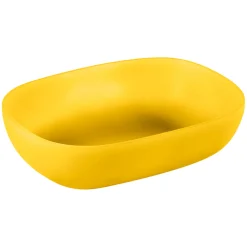 Viadurini Bathroom Harzwaschbecken-Aufsatzwaschbecken aus handbedrucktem, halbtransparentem, farbigem Harz - Elba