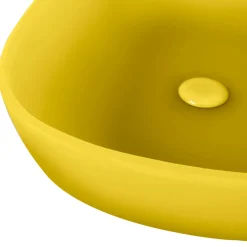 Viadurini Bathroom Harzwaschbecken-Aufsatzwaschbecken aus handbedrucktem, halbtransparentem, farbigem Harz - Elba