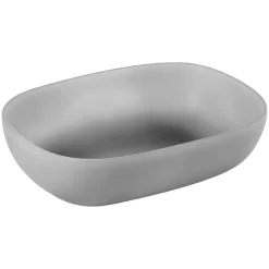 Viadurini Bathroom Harzwaschbecken-Aufsatzwaschbecken aus handbedrucktem, halbtransparentem, farbigem Harz - Elba