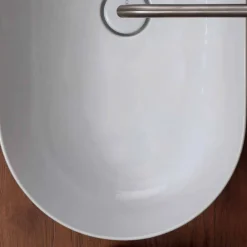 Viadurini Bathroom Farbige Waschbecken-Aufsatzwaschbecken aus Keramik, 70x35 cm, hergestellt in Italien, Star, modernes Design