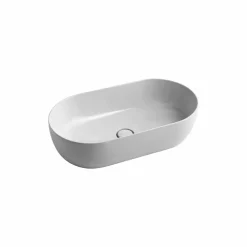 Viadurini Bathroom Farbige Waschbecken-Aufsatzwaschbecken aus Keramik, 70x35 cm, hergestellt in Italien, Star, modernes Design