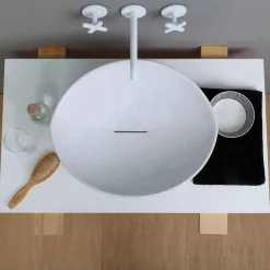 Viadurini Bathroom Keramikwaschbecken-Aufsatzwaschbecken aus Keramik, modernes Design made in Italy Animals