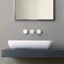 Viadurini Bathroom Keramikwaschbecken-Aufsatzwaschbecken aus Keramik in modernem Design made in Italy Sofia