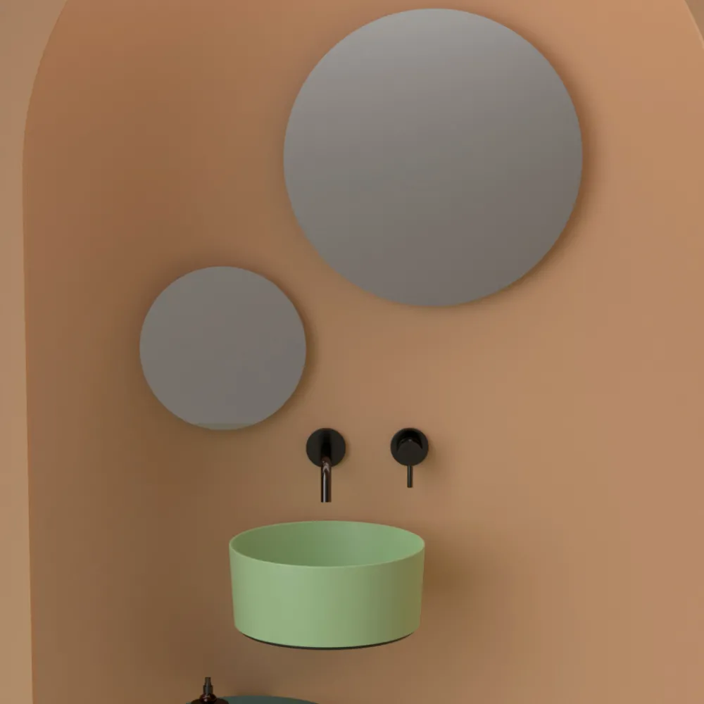 Viadurini Bathroom Keramikwaschbecken-Aufsatzwaschbecken aus Keramik in verschiedenen Ausführungen, hergestellt in Italien – Kugeln