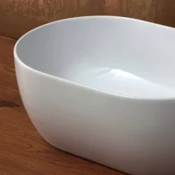 Viadurini Bathroom Farbige Waschbecken-Aufsatzwaschbecken aus Keramik, 45 x 32 cm, hergestellt in Italien, Star, modernes Design