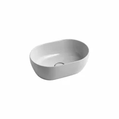 Viadurini Bathroom Farbige Waschbecken-Aufsatzwaschbecken aus Keramik, 45 x 32 cm, hergestellt in Italien, Star, modernes Design