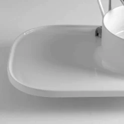 Viadurini Bathroom Keramikwaschbecken-Aufsatzwaschbecken aus Keramik in modernem Design Marta