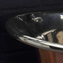 Viadurini Bathroom Kupferwaschbecken-Aufsatzwaschbecken aus Kupfer und Eisen weiß Cala