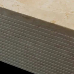 Viadurini Bathroom Steinwaschbecken-Aufsatzwaschbecken aus Naturstein weiß Zor, Einzelstück