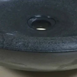 Viadurini Bathroom Steinwaschbecken-Aufsatzwaschbecken aus Naturstein schwarz Ziva, Einzelstück