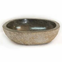 Viadurini Bathroom Steinwaschbecken-Aufsatzwaschbecken aus Naturstein Kai, Einzelstück