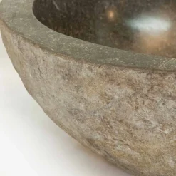 Viadurini Bathroom Steinwaschbecken-Aufsatzwaschbecken aus Naturstein Kai, Einzelstück