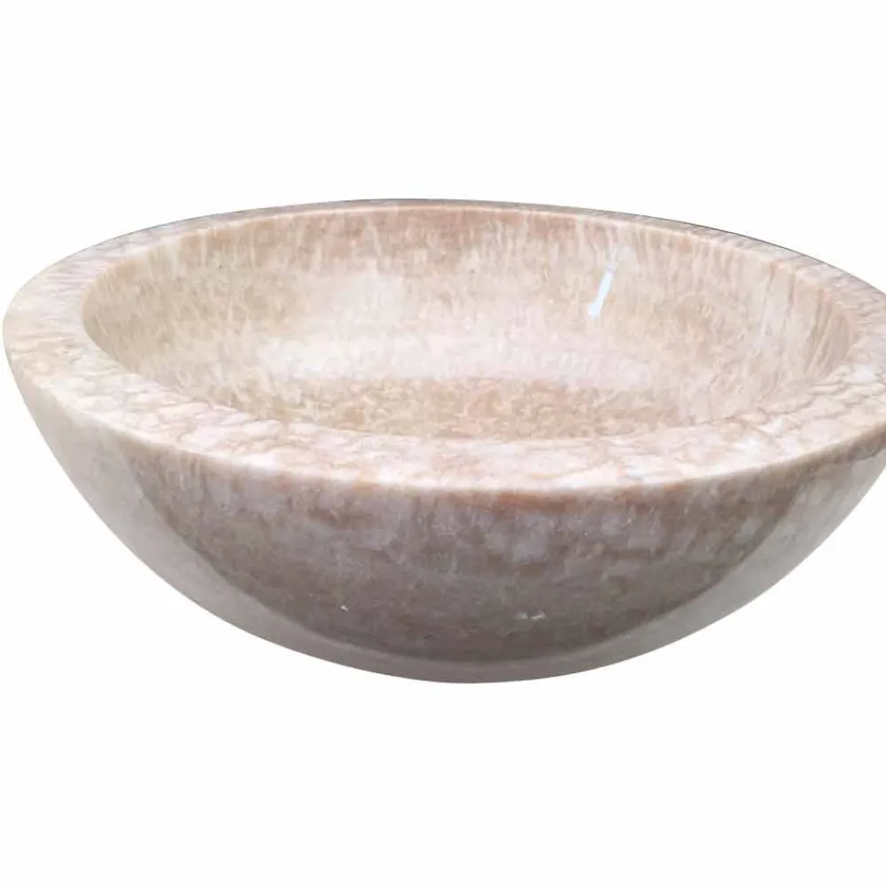 Viadurini Bathroom Steinwaschbecken-Aufsatzwaschbecken aus Naturstein Ana, Einzelstück