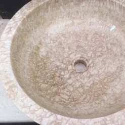 Viadurini Bathroom Steinwaschbecken-Aufsatzwaschbecken aus Naturstein Ana, Einzelstück