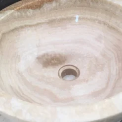 Viadurini Bathroom Steinwaschbecken-Aufsatzwaschbecken aus Naturstein Ana, Einzelstück