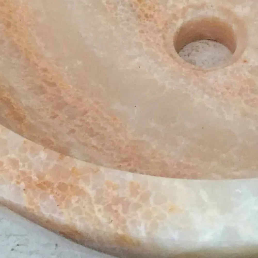 Viadurini Bathroom Steinwaschbecken-Aufsatzwaschbecken aus Naturstein Ana, Einzelstück