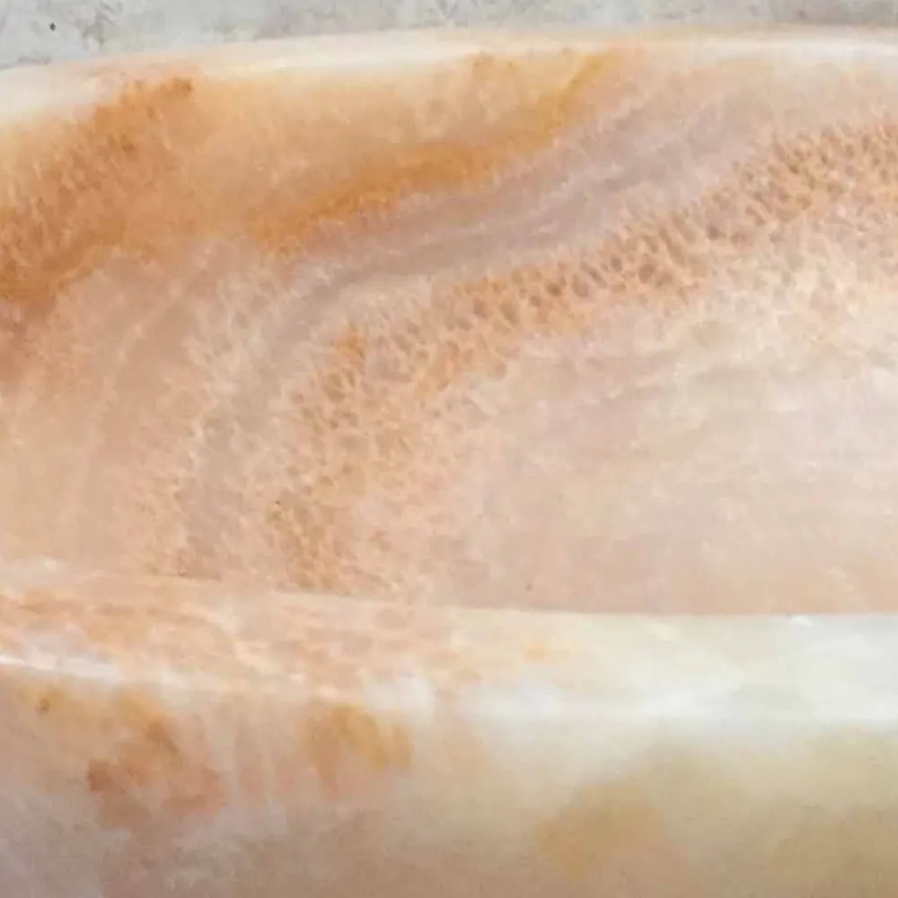 Viadurini Bathroom Steinwaschbecken-Aufsatzwaschbecken aus Naturstein Ana, Einzelstück