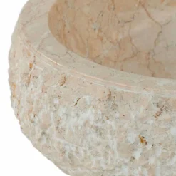 Viadurini Bathroom Steinwaschbecken-Aufsatzwaschbecken aus Naturstein weiß Lola, Einzelstück