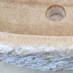 Viadurini Bathroom Steinwaschbecken-Aufsatzwaschbecken aus Naturstein Laia, Einzelstück