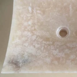 Viadurini Bathroom Steinwaschbecken-Aufsatzwaschbecken aus natürlichem Onyxstein Love, Einzelstück