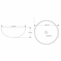 Viadurini Bathroom Steinwaschbecken-Aufsatzwaschbecken aus Sandstein in runder Form - Cerasolo