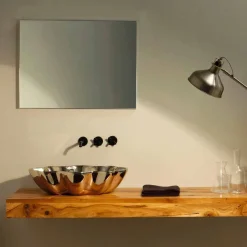 Viadurini Bathroom Farbige Waschbecken-Aufsatzwaschbecken in modernem Design, aus Keramik made in Italy Cubo