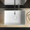 Viadurini Bathroom Design Waschbecken Aus Solid Surface-Aufsatzwaschbecken mit einem modernen Design in Italien hergestellt, Lavis