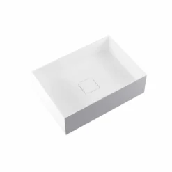 Viadurini Bathroom Design Waschbecken Aus Solid Surface-Aufsatzwaschbecken mit einem modernen Design in Italien hergestellt, Lavis